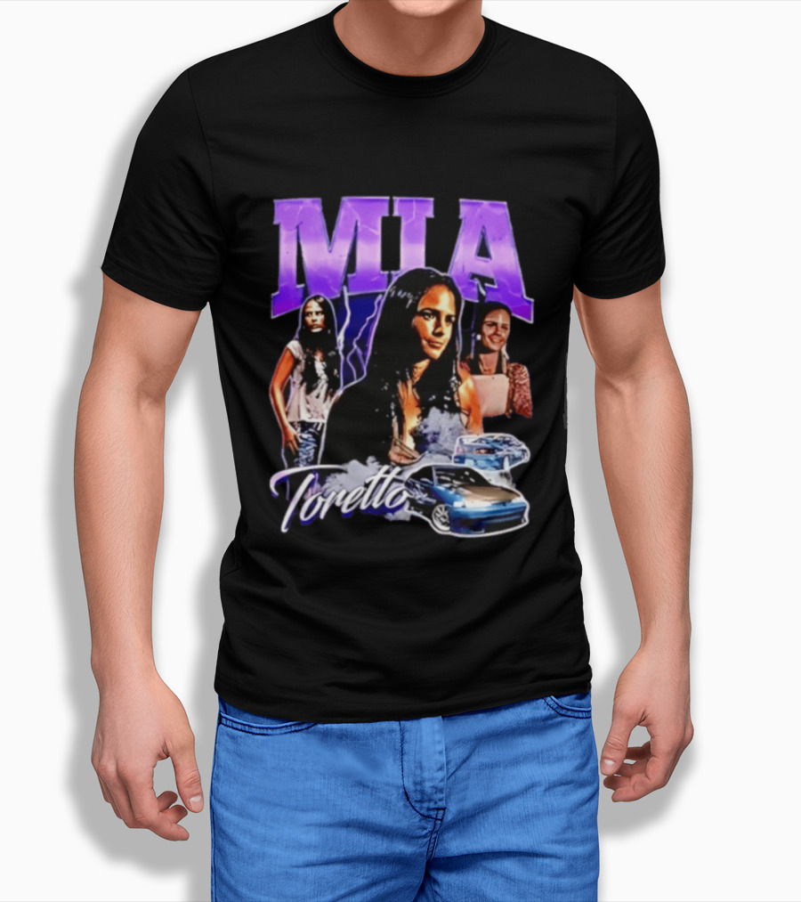 Mia Toretto Fast And Furious Movie Character Car Scene T-Shirt
