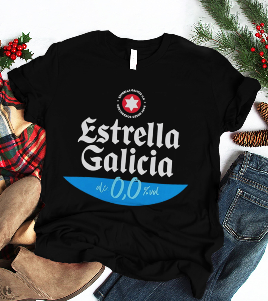 Estrella Galicia 0.0% Alc Alcohol Free T-Shirt