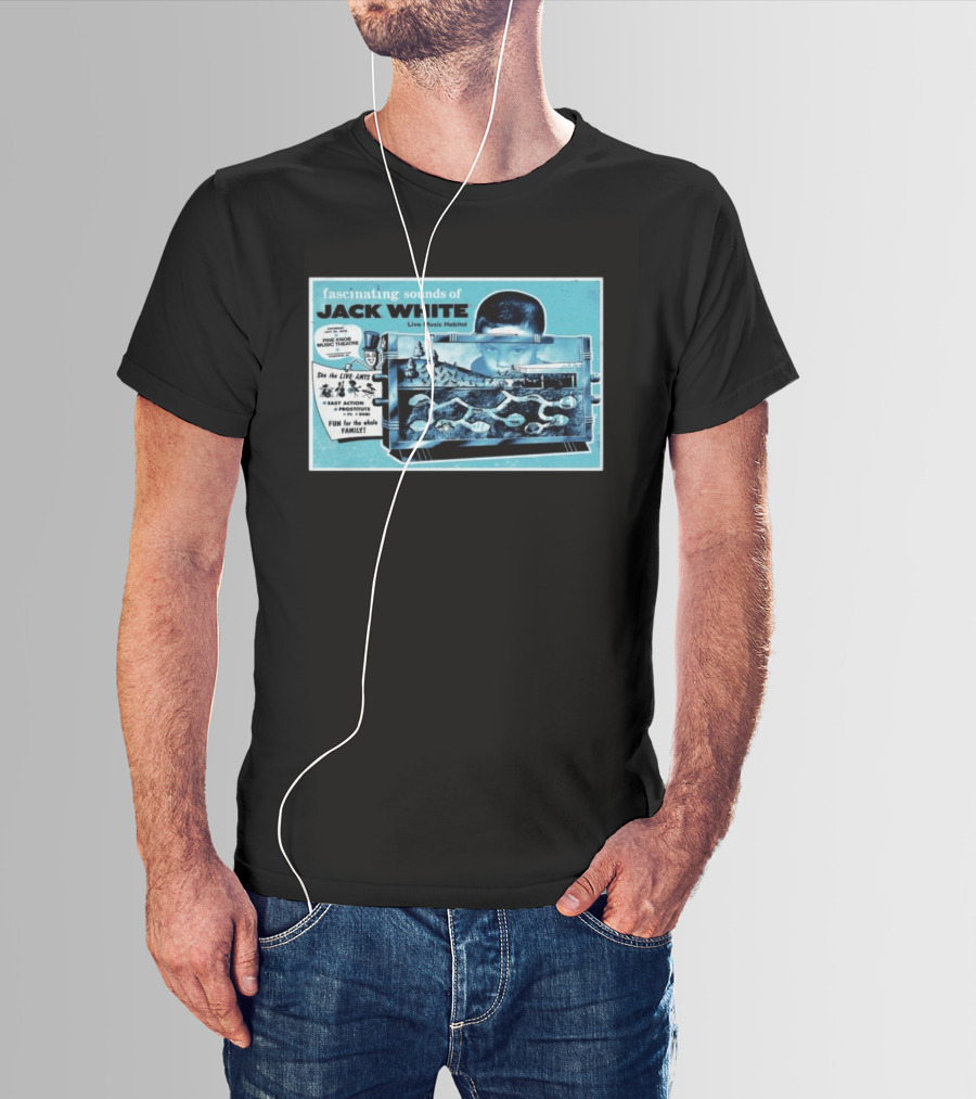 Fascinating Sounds Of Jack White Live Music Habitat Pine Knob Music Theatre 2026 T-Shirt