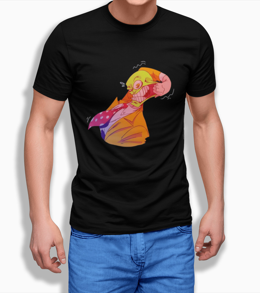 The Mask Dark Horse Comics Face Stretch Iconic Character Pose T-Shirt