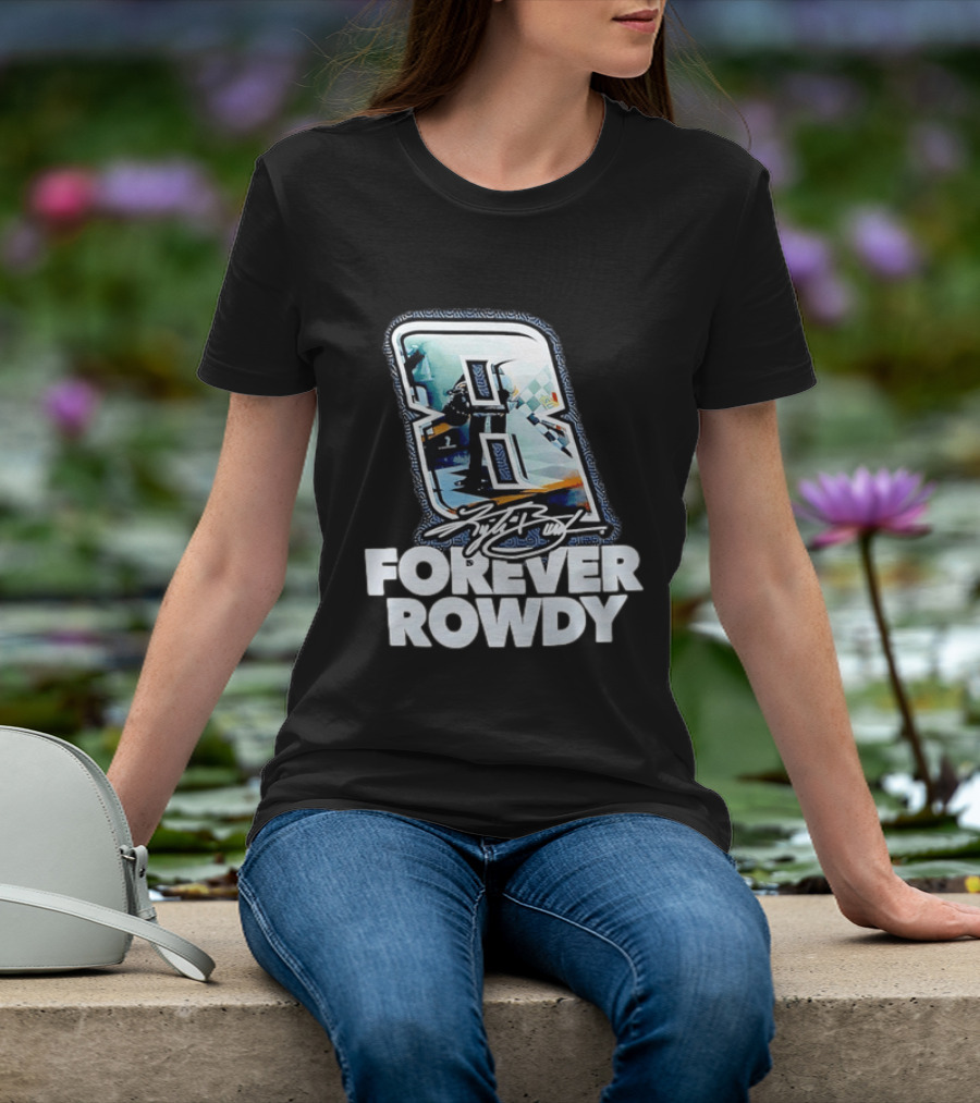 KFB 8 Forever Rowdy NASCAR Racing Plaid T-Shirt