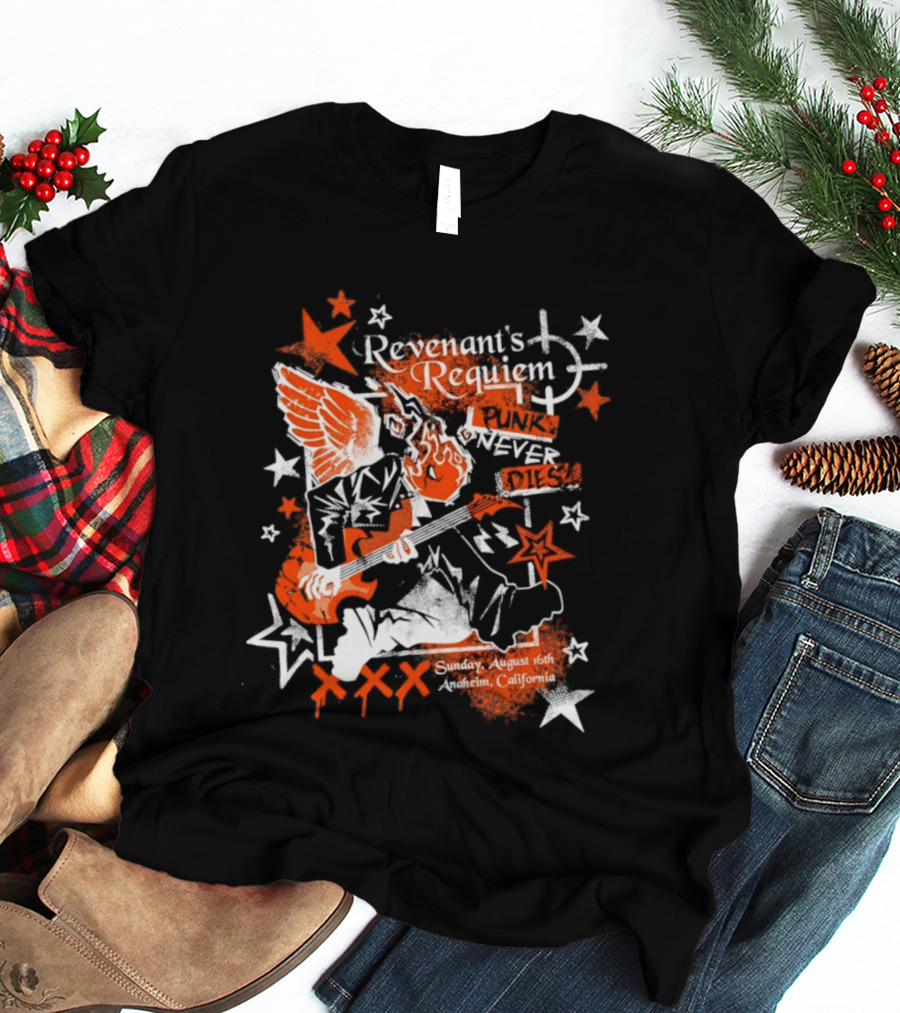 Revenant's Requiem Punk Never Dies Anaheim August 16th Sunday California Concert T-Shirt