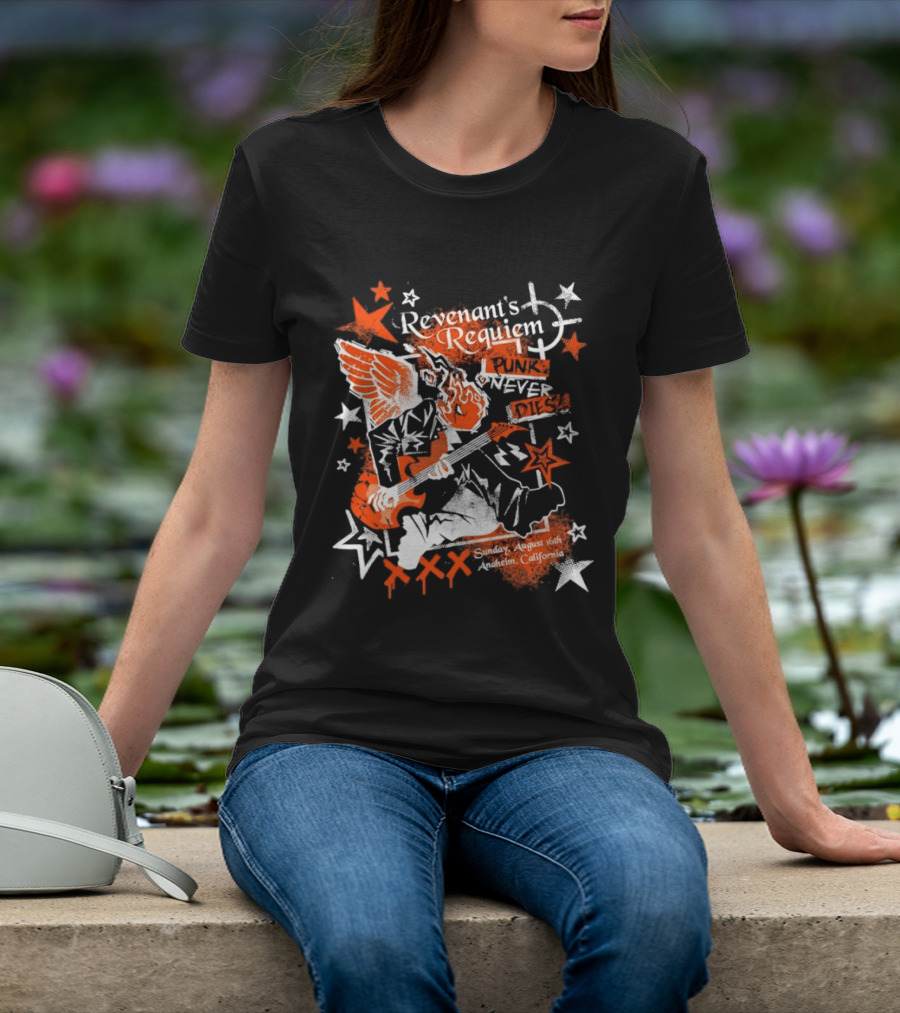 Revenant's Requiem Punk Never Dies Anaheim August 16th Sunday California Concert T-Shirt