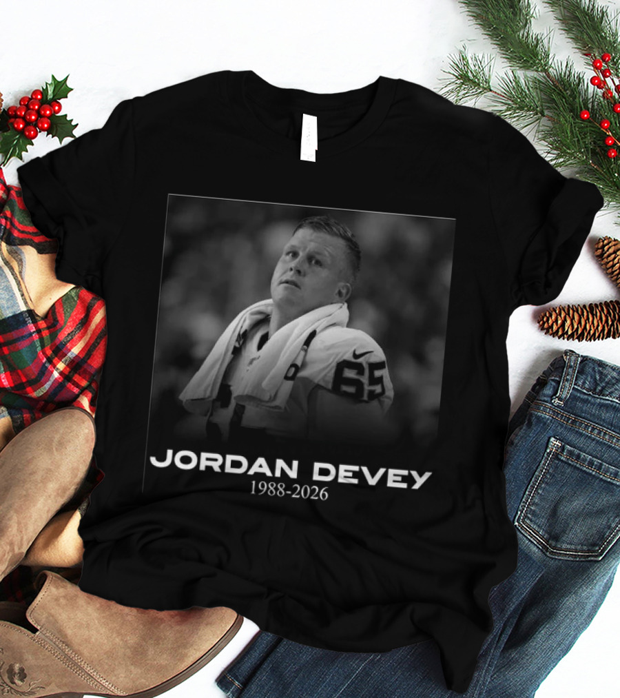 Jordan Devey 1988 2026 Memorial Commemoration T-Shirt
