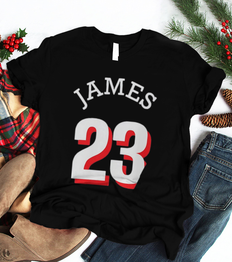LeBron James 23 Jersey Philadelphia 76ers T-Shirt