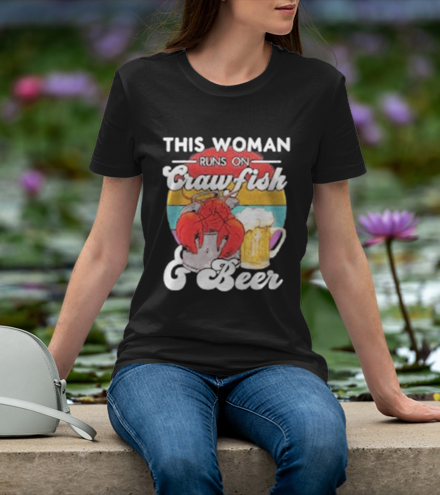 This Woman Runs On Crawfish And Beer With Vintage T-Shirt