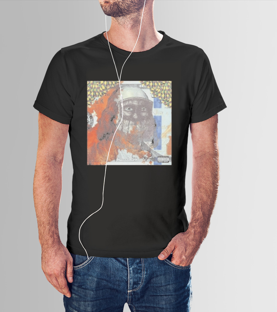 US Vs. Them Franklin Money Mask Art Parental Advisory T-Shirt