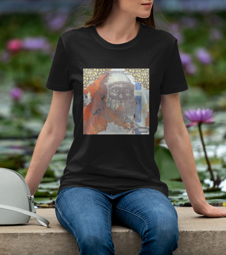 US Vs. Them Franklin Money Mask Art Parental Advisory T-Shirt