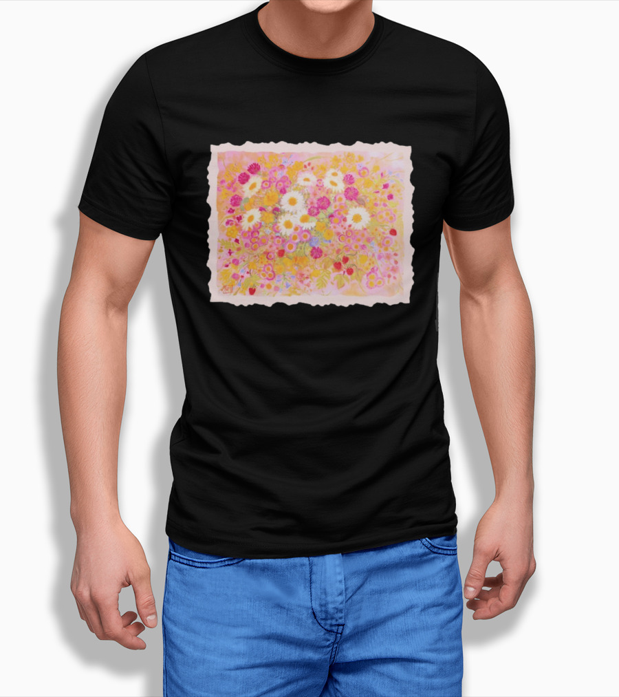 Weeds Are Flowers Too A A Milne Floral Painting With Colorful Blossoms T-Shirt