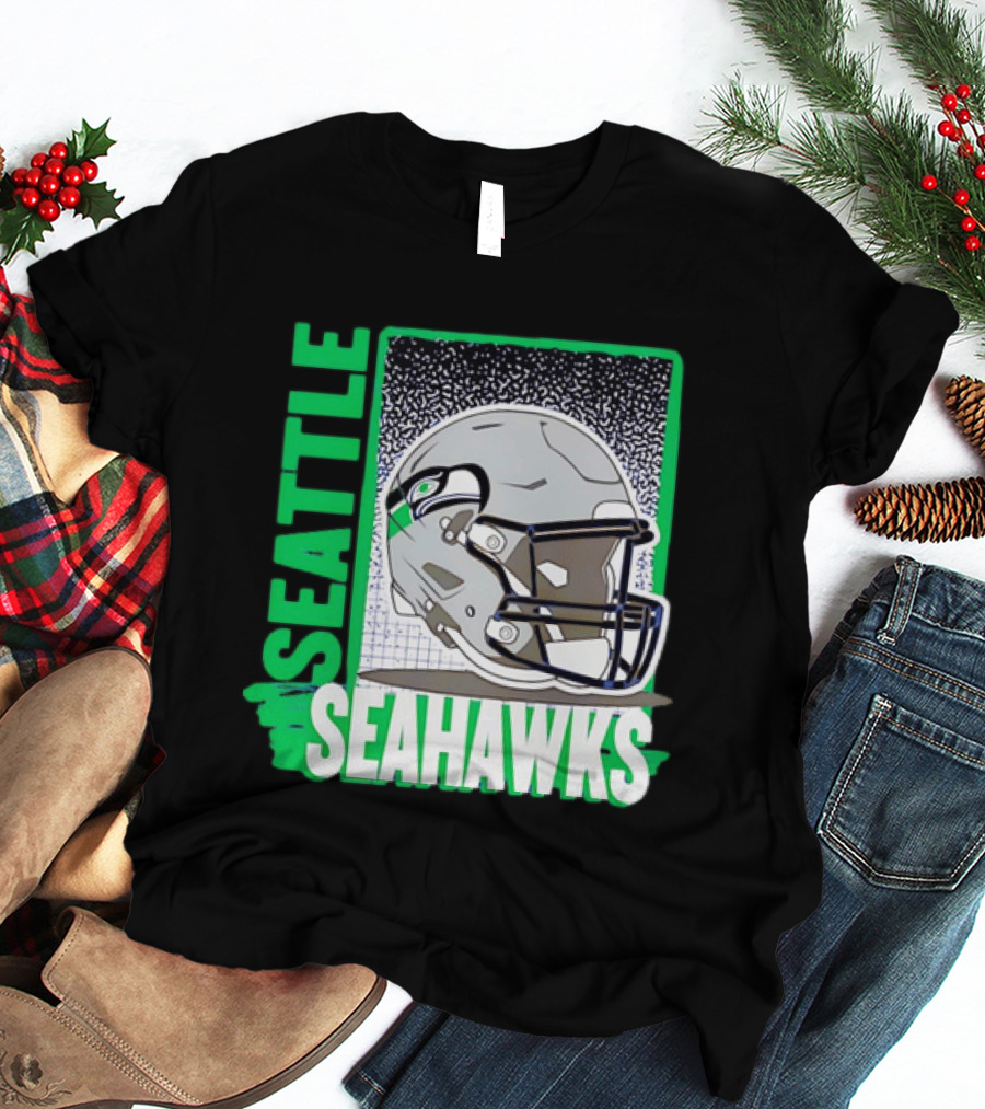 Seattle Seahawks Helmet NFL Football Team Gear T-Shirt
