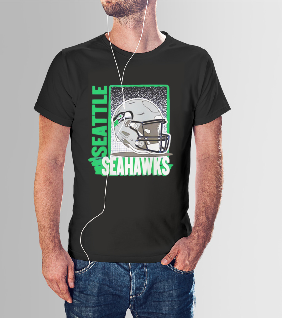 Seattle Seahawks Helmet NFL Football Team Gear T-Shirt