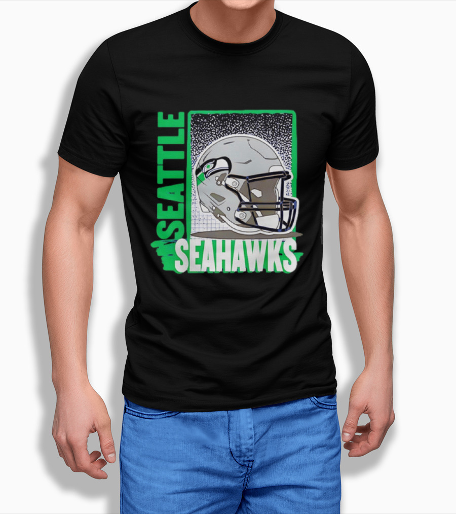 Seattle Seahawks Helmet NFL Football Team Gear T-Shirt
