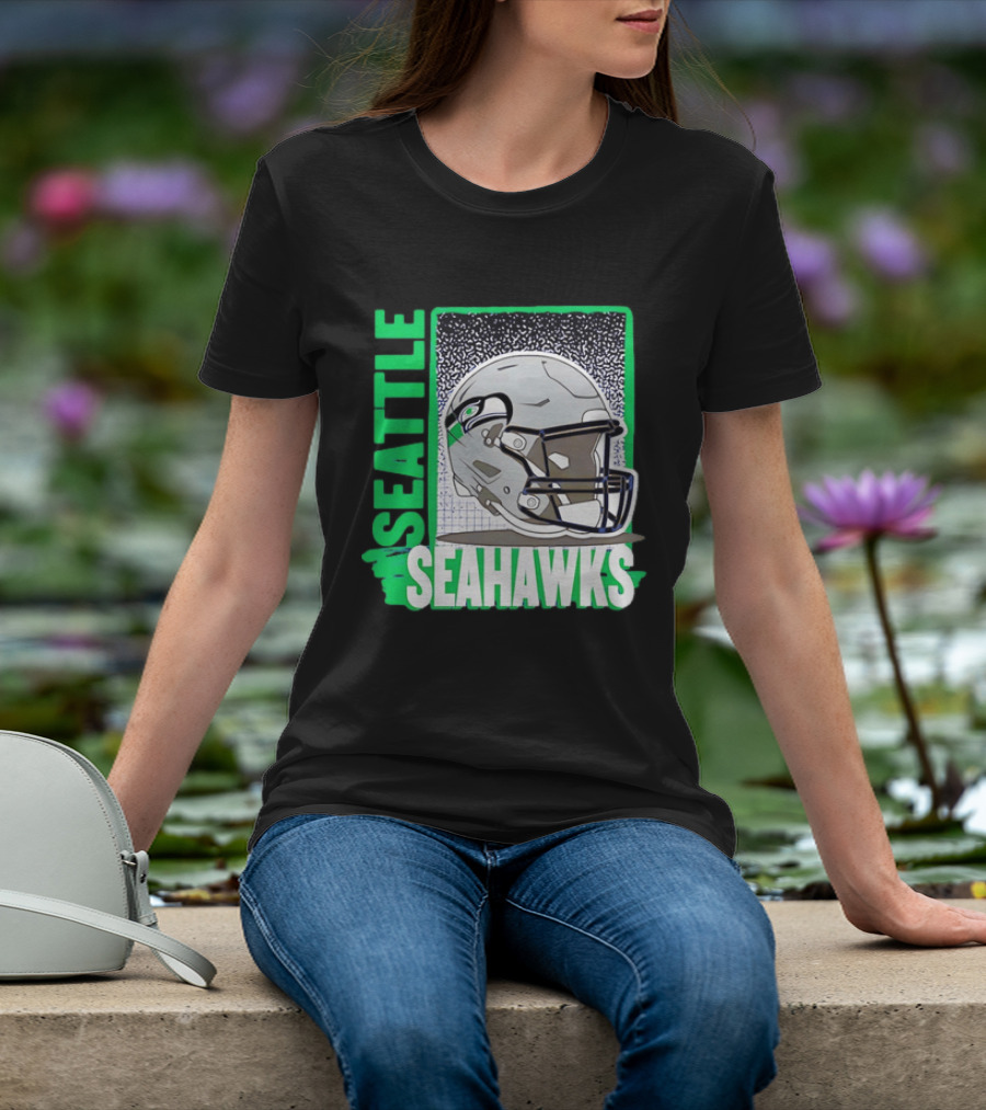 Seattle Seahawks Helmet NFL Football Team Gear T-Shirt