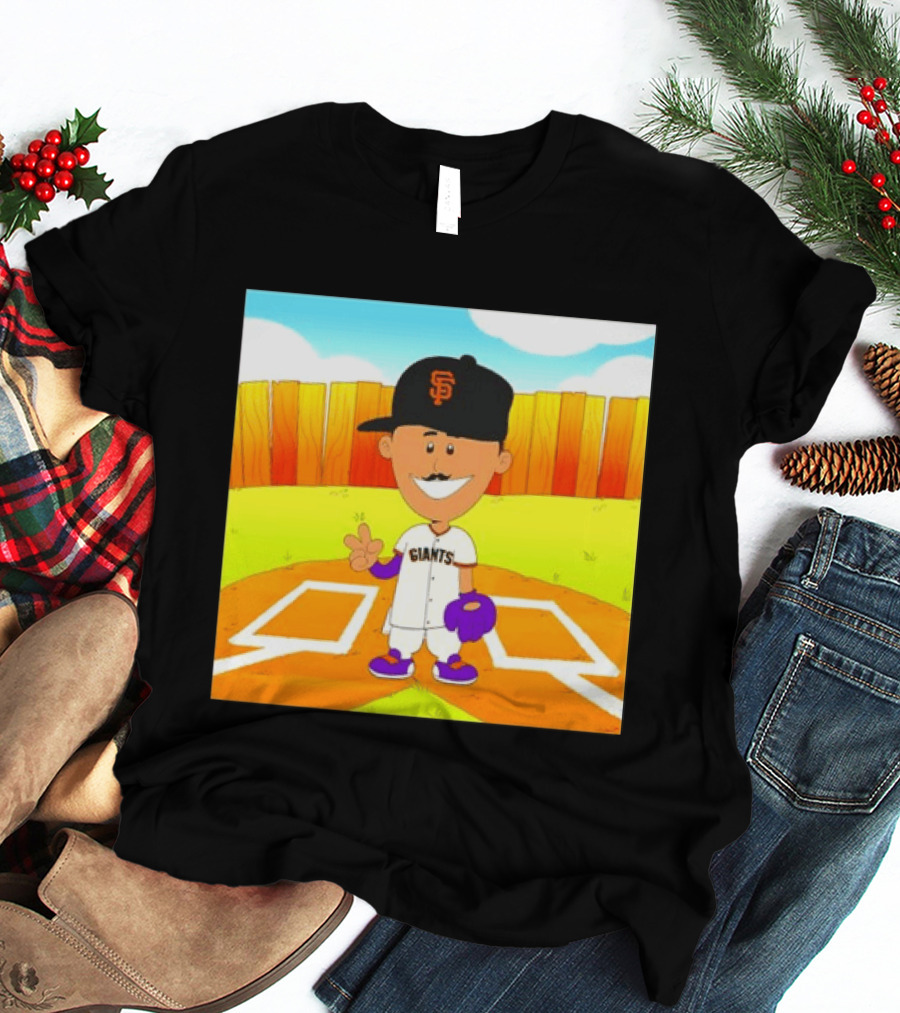 Willy Adames San Francisco Giants Cartoon Player T-Shirt