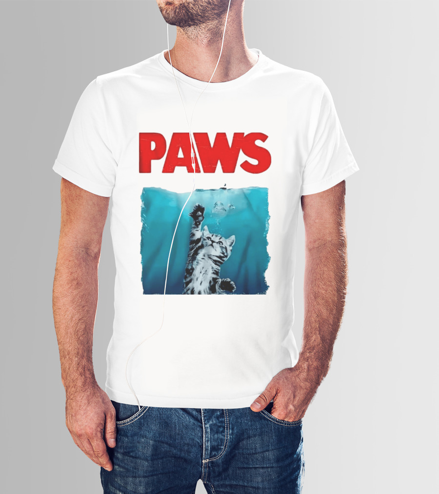 PAWS Cat Kitten Jaws T-Shirt