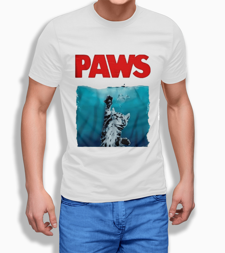 PAWS Cat Kitten Jaws T-Shirt