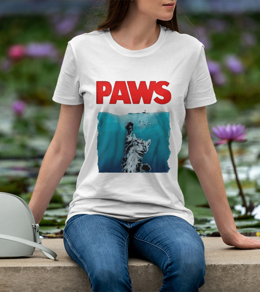 PAWS Cat Kitten Jaws T-Shirt
