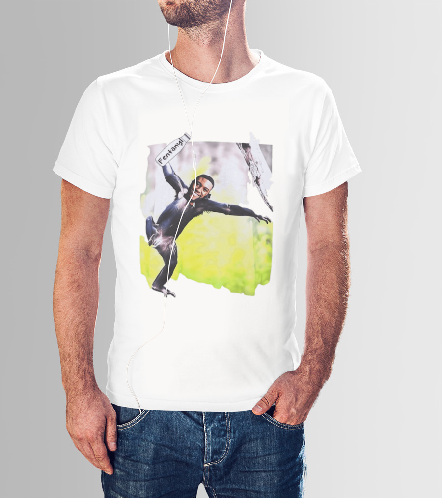 Chadwick Boseman Fentanyl Monkey T-Shirt