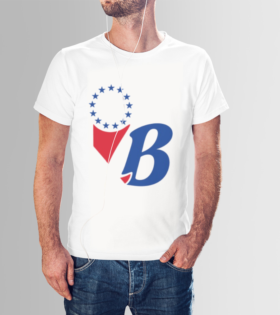 Chinatown Market Store Let Brotherly Love Philadelphia B Icon Circle Stars T-Shirt