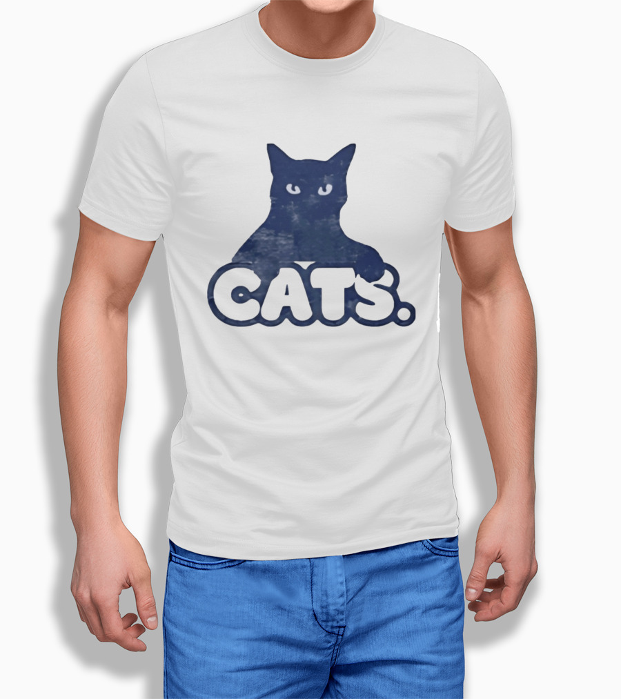 Distressed Vintage Cats Feline Kitten Pet T-Shirt