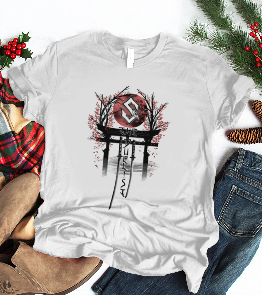 Sabaton Store Signed The Duelist S Symbol Red Circle Blossom T-Shirt