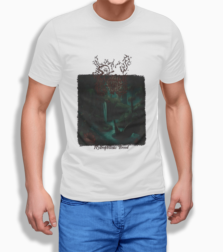 Sallow Hydrophilous Brood Metal Nightmare Forest Scene T-Shirt