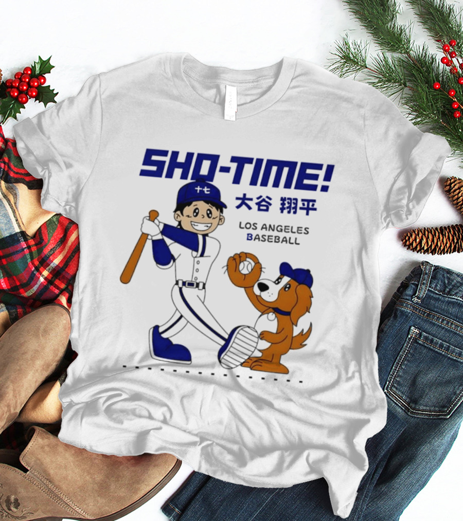 SHO TIME Shohei Ohtani Los Angeles Baseball Anime T-Shirt