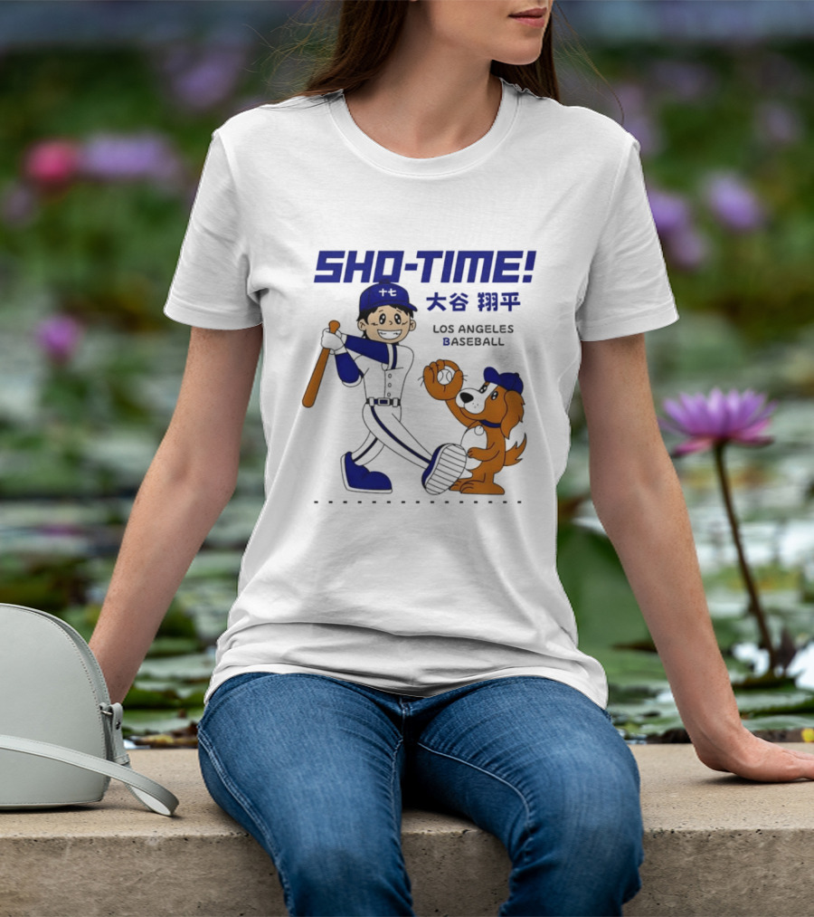 SHO TIME Shohei Ohtani Los Angeles Baseball Anime T-Shirt