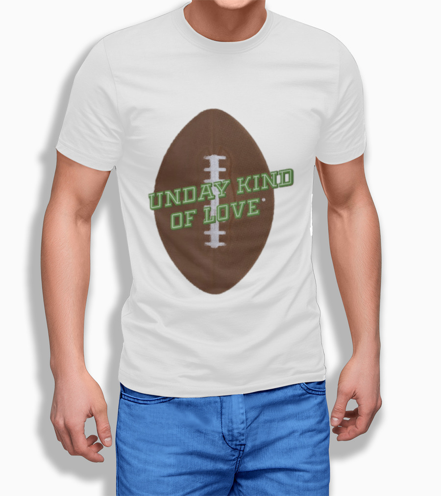 Sunday Kind Of Love Football Halftone Sports T-Shirt