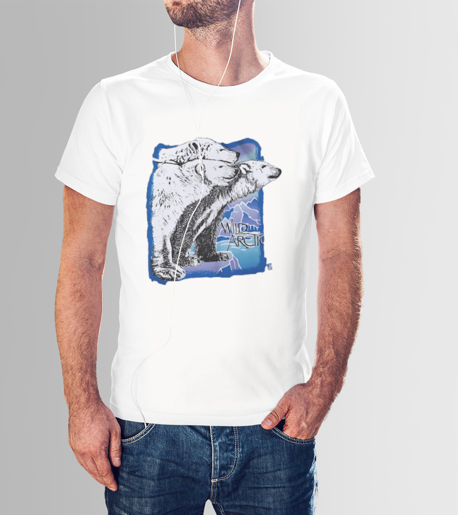Polar Bear Trio Wild Arctic Sea World Wildlife T-Shirt