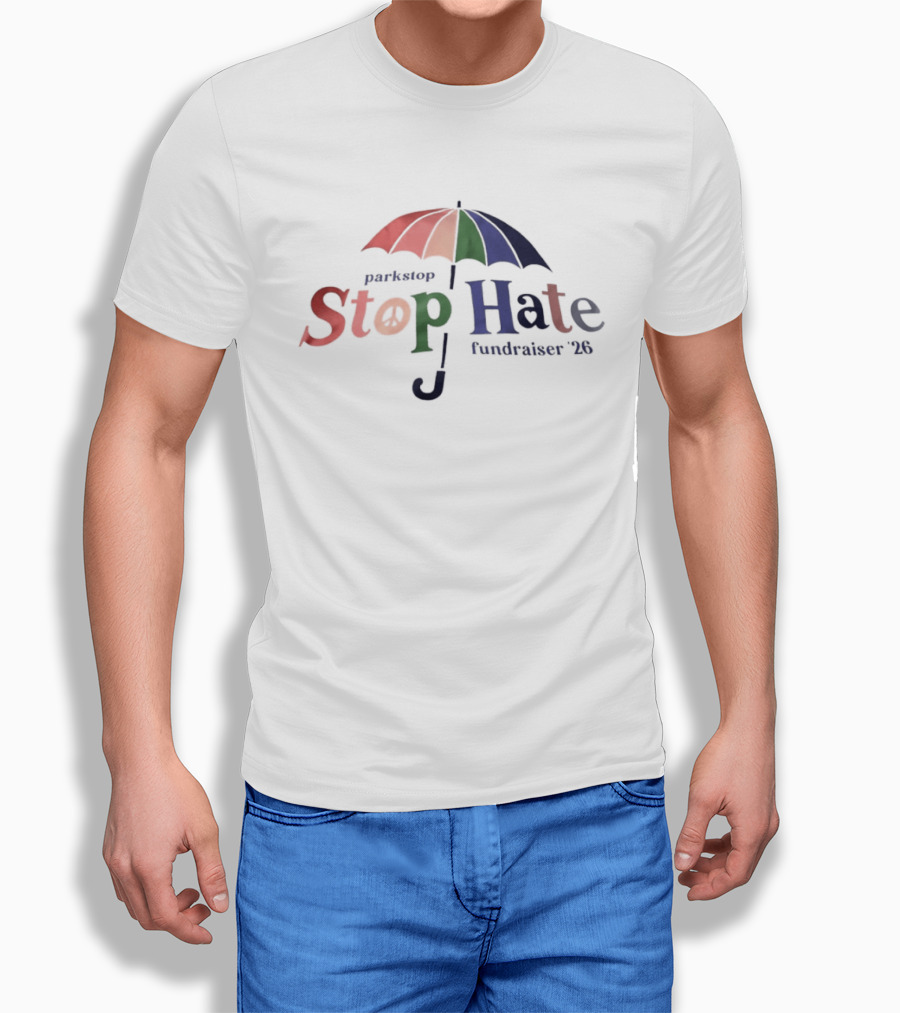 Parkstop Stop Hate Fundraiser 2026 Umbrella T-Shirt