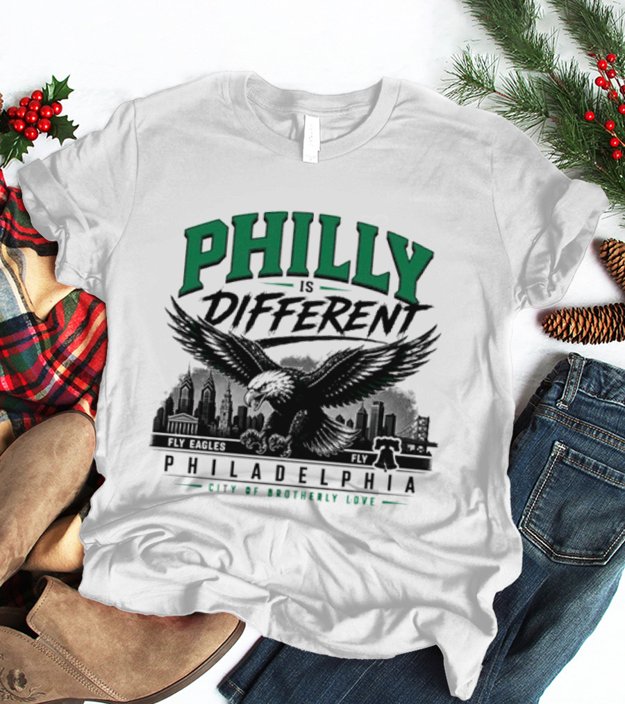 Philly Is Different Philadelphia Eagles City Of Brotherly Love T-Shirt