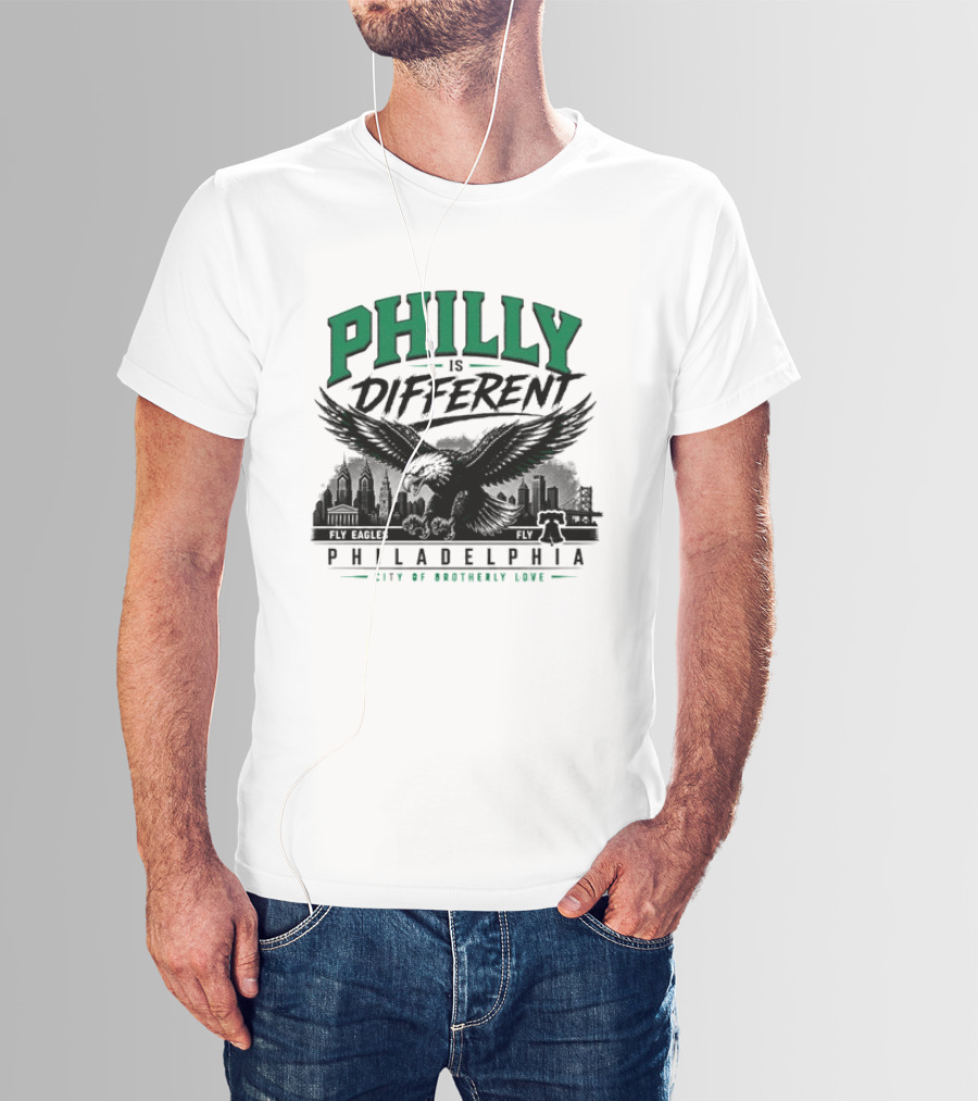 Philly Is Different Philadelphia Eagles City Of Brotherly Love T-Shirt