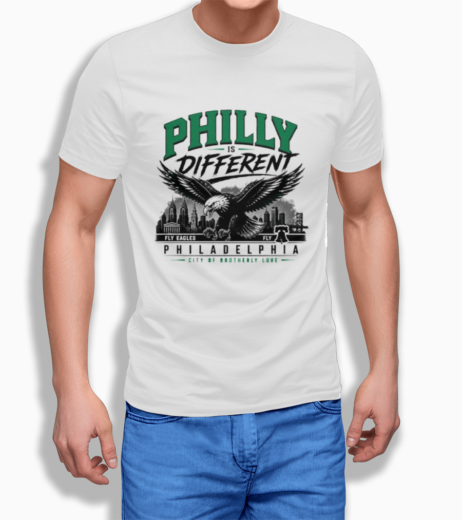 Philly Is Different Philadelphia Eagles City Of Brotherly Love T-Shirt