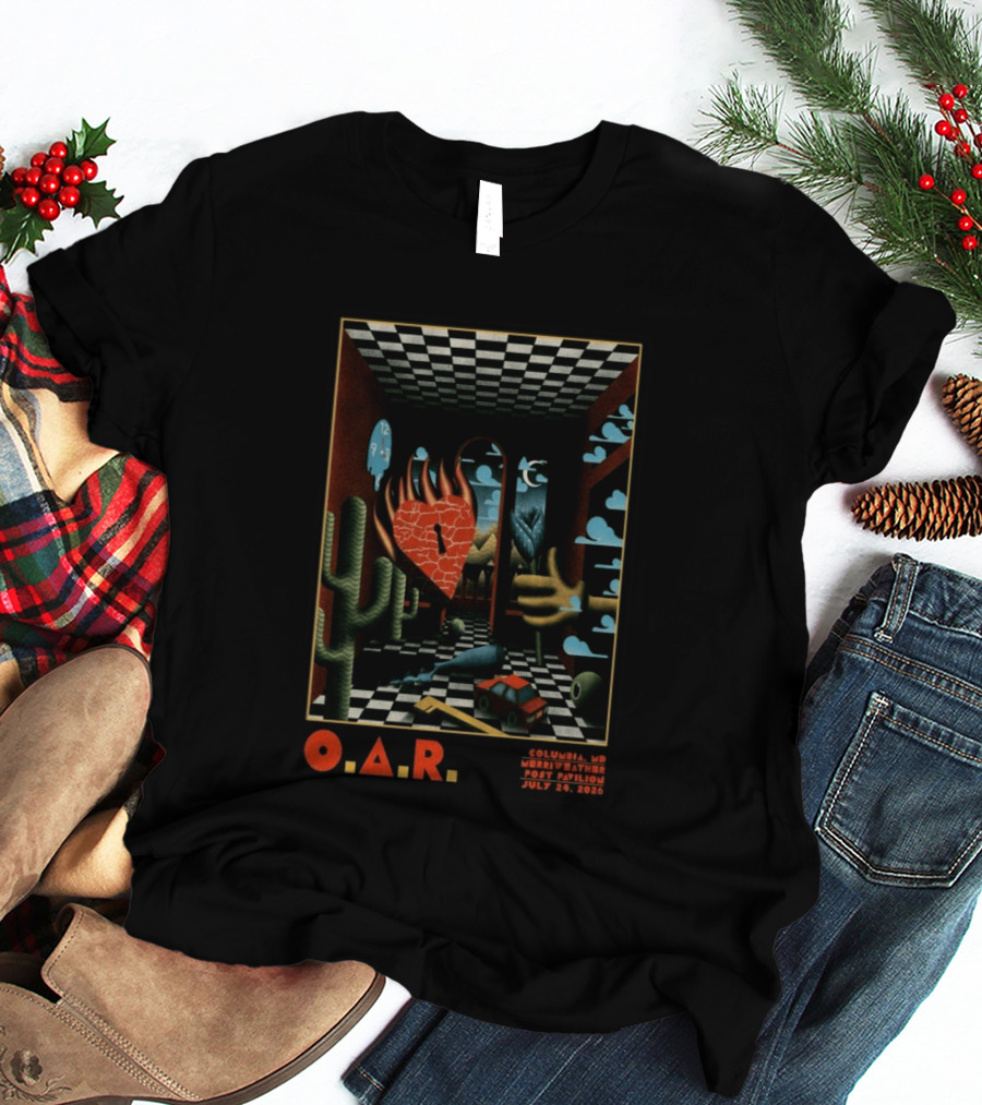O.A.R Merriweather Post Pavilion Columbia MD July 24 2026 T-Shirt