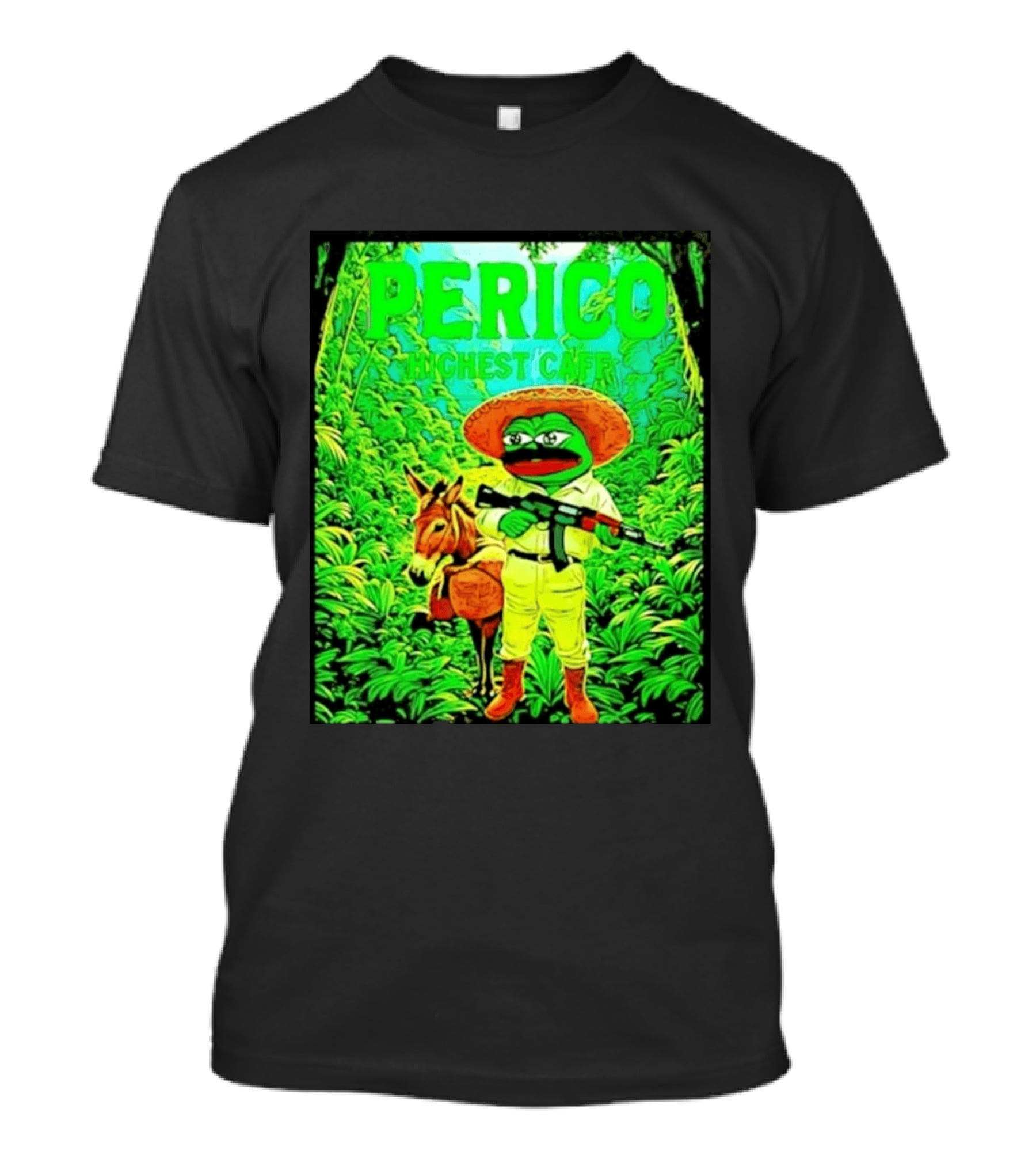 Perico Highest Caff Jungle Donkey Explorer T-Shirt