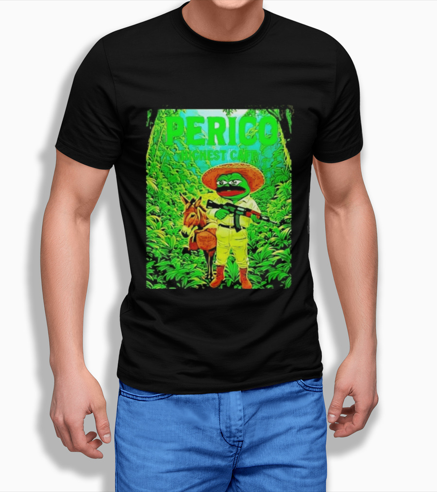Perico Highest Caff Jungle Donkey Explorer T-Shirt