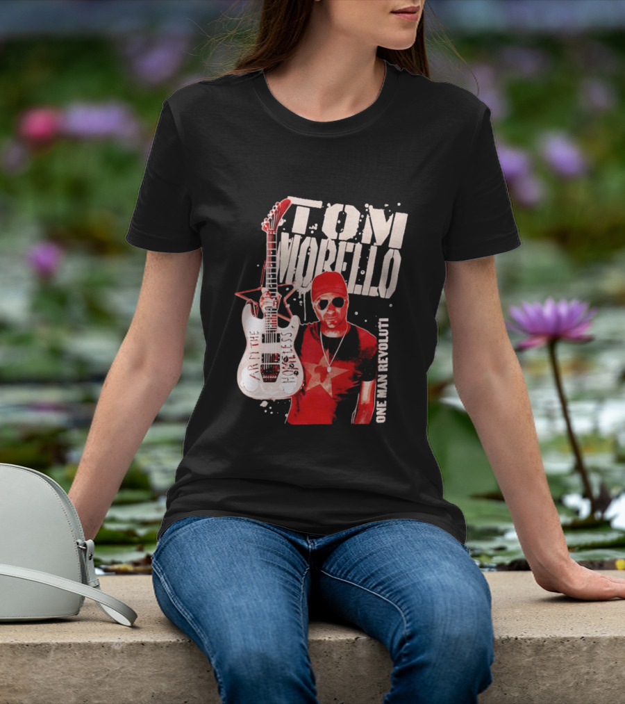 Tom Morello Arm The Homeless Guitar One Man Revolution Red Star T-Shirt