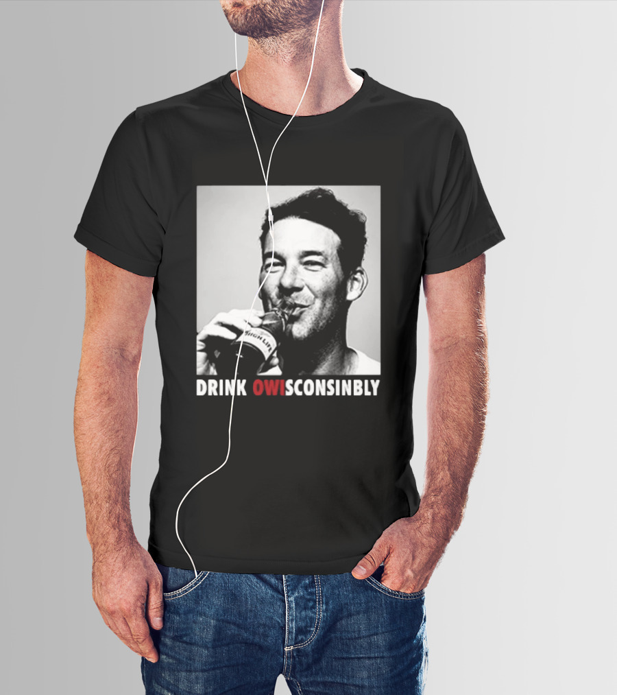Tony Romo Drink OWIsconsinbly High Life T-Shirt