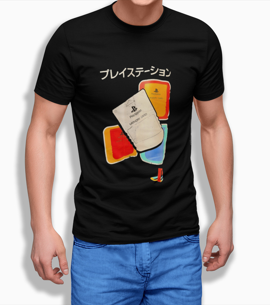 PlayStation Memory Card PS1 Sony Classic Retro Gaming Accessories T-Shirt