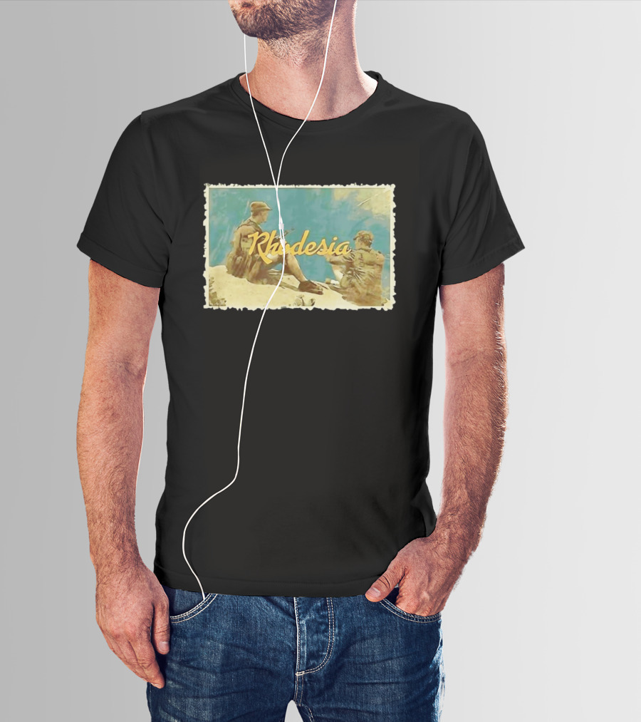 Rhodesia Soldiers Bush War Vintage Nostalgia T-Shirt