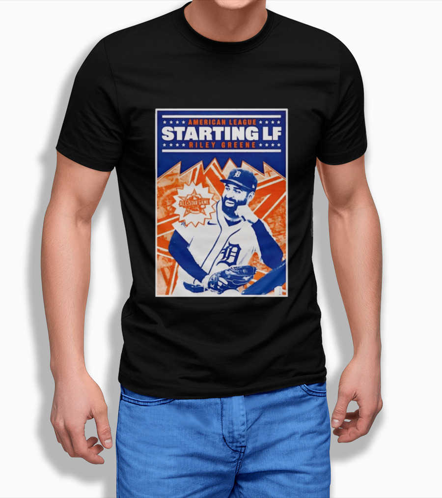 American League Starting LF Riley Greene 2024 All Star Game T-Shirt