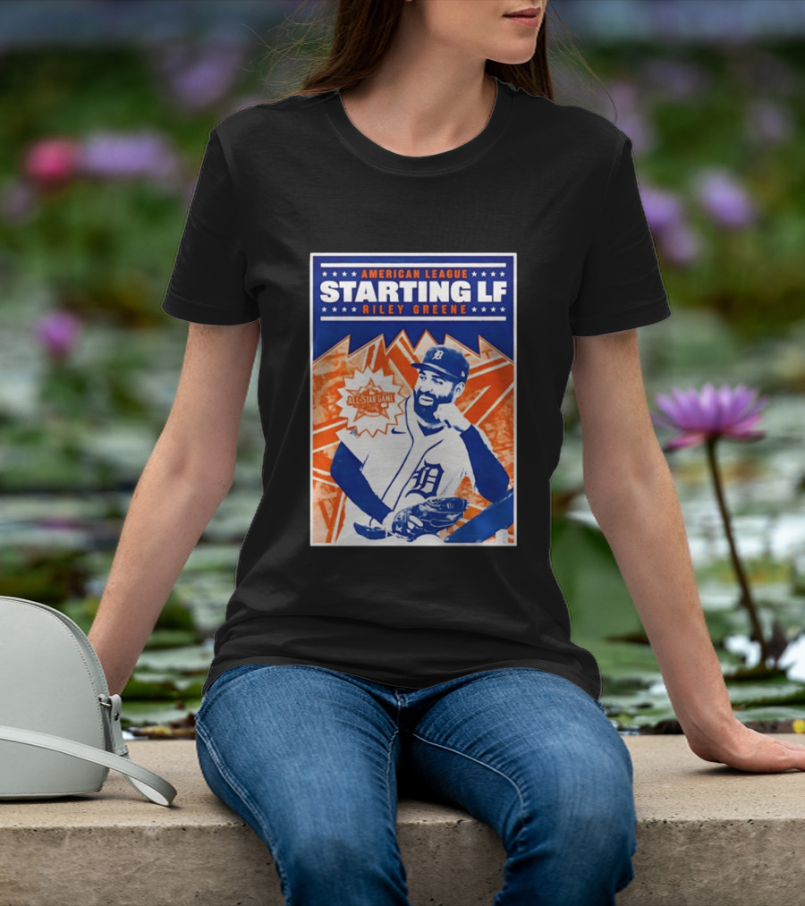 American League Starting LF Riley Greene 2024 All Star Game T-Shirt
