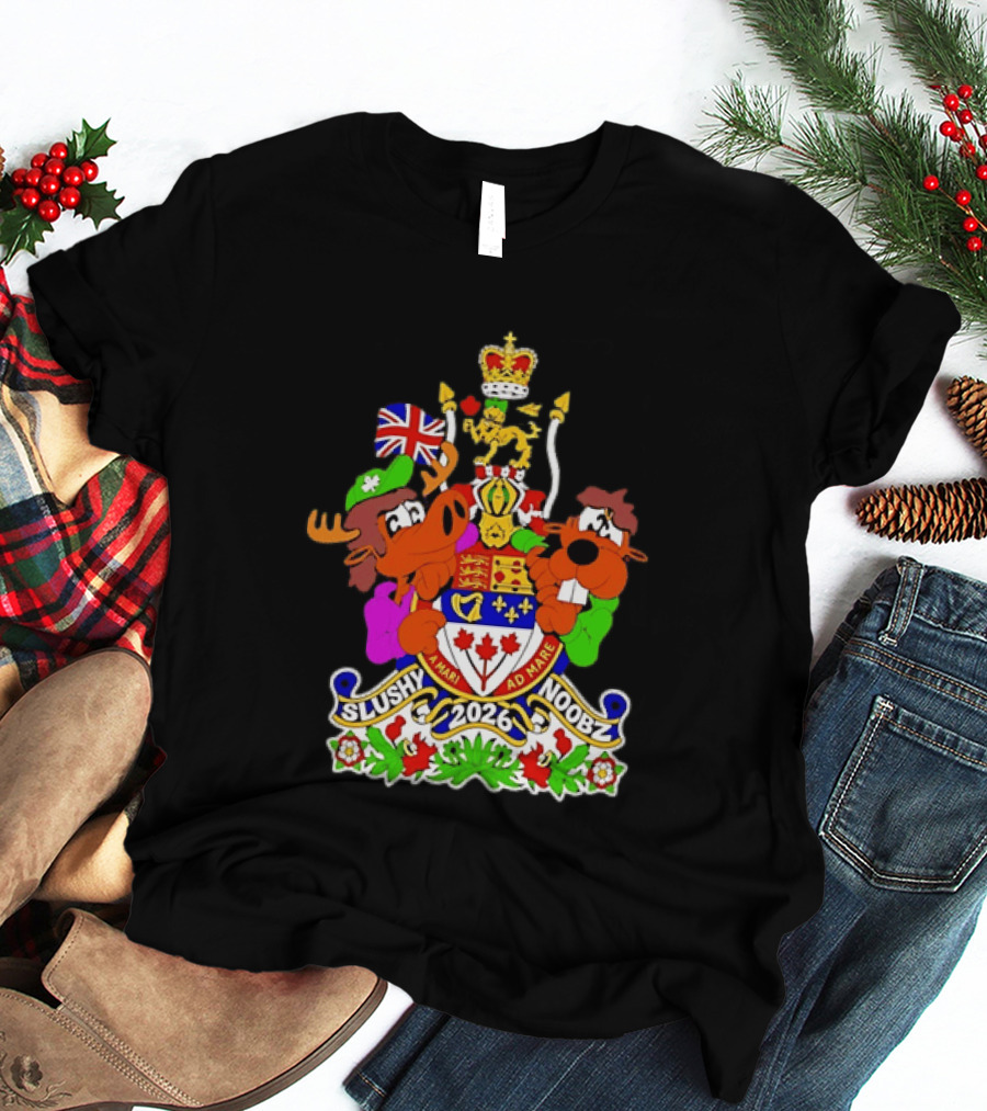 Slushy Noobz 2026 Coat Of Arms A Mari Ad Mare Martin Hamzah T-Shirt