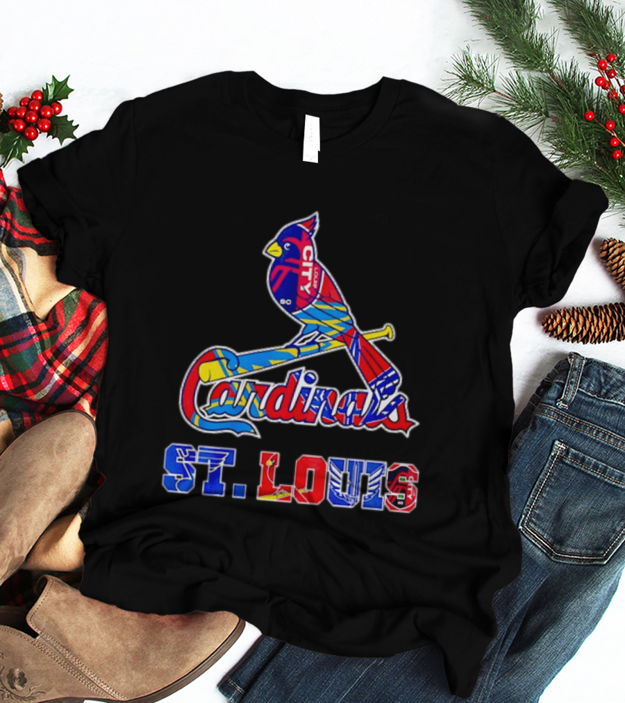 St Louis Cardinals City SC Soccer Baseball T-Shirt