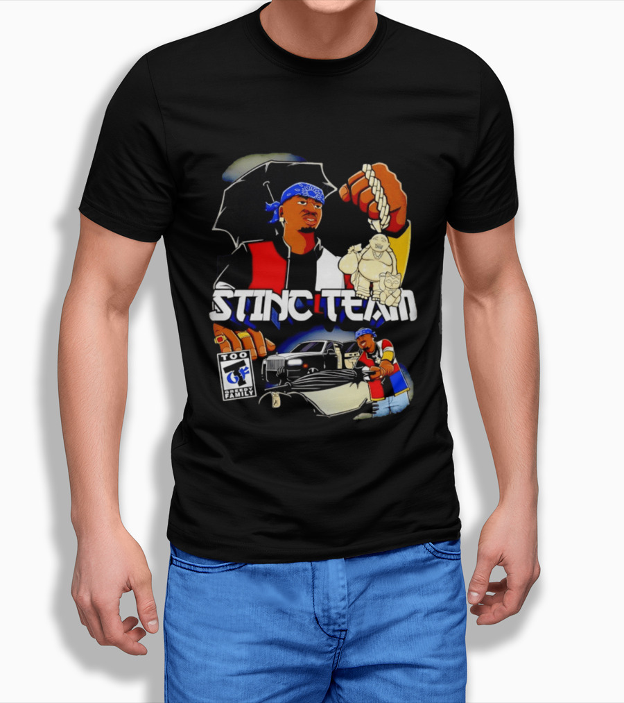 Stinc Team Too Greedy Family Urban Streetwear T-Shirt