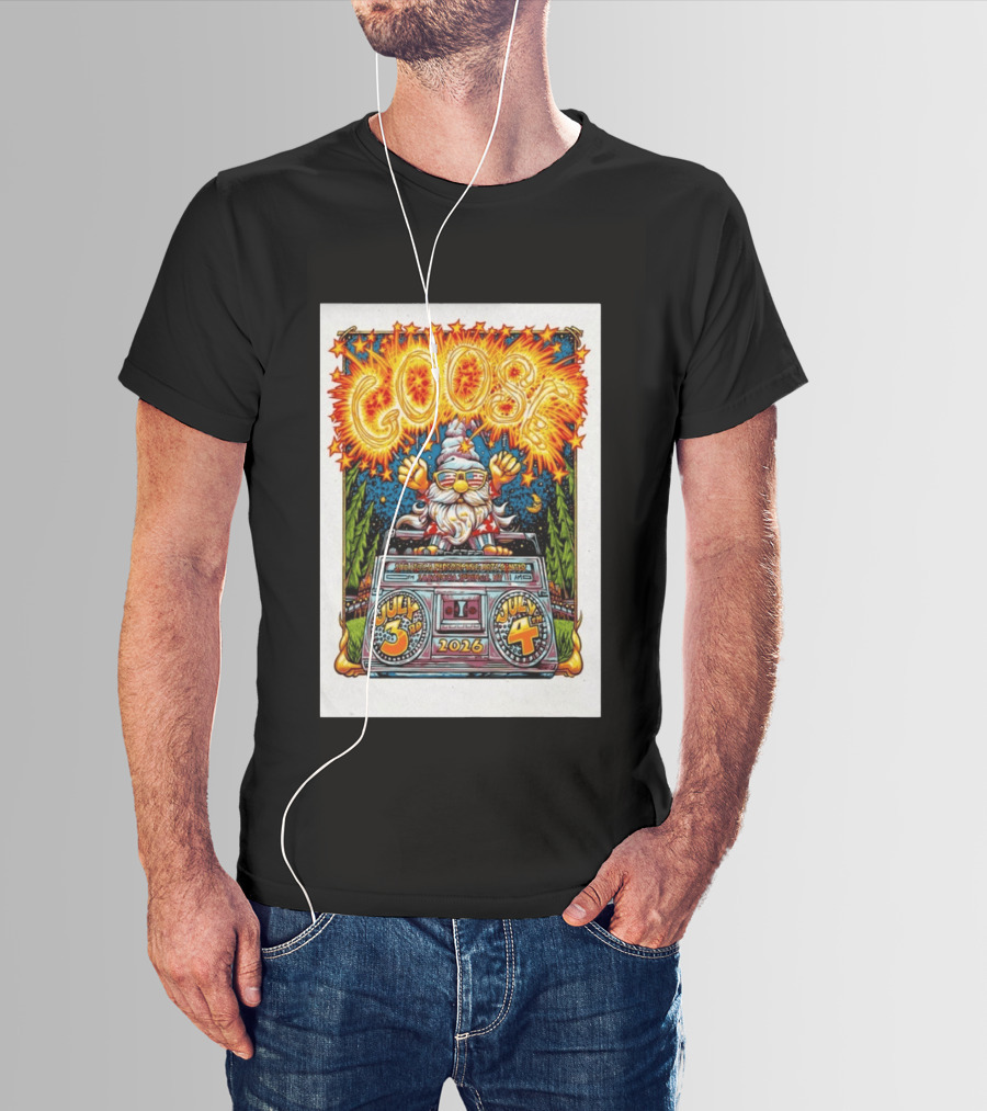 Goose July 3rd 4th 2026 Saratoga Springs NY T-Shirt