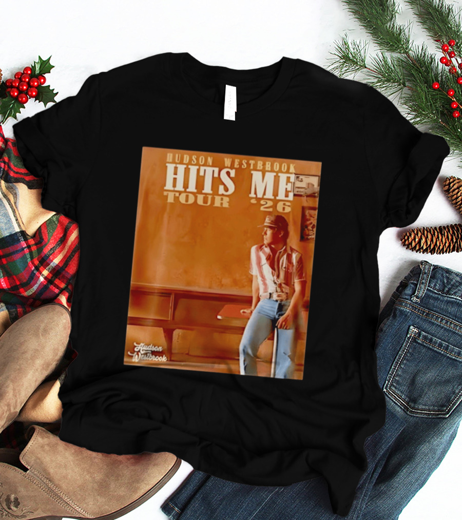 Hudson Westbrook Hits Me Tour '26 Retro Americana T-Shirt
