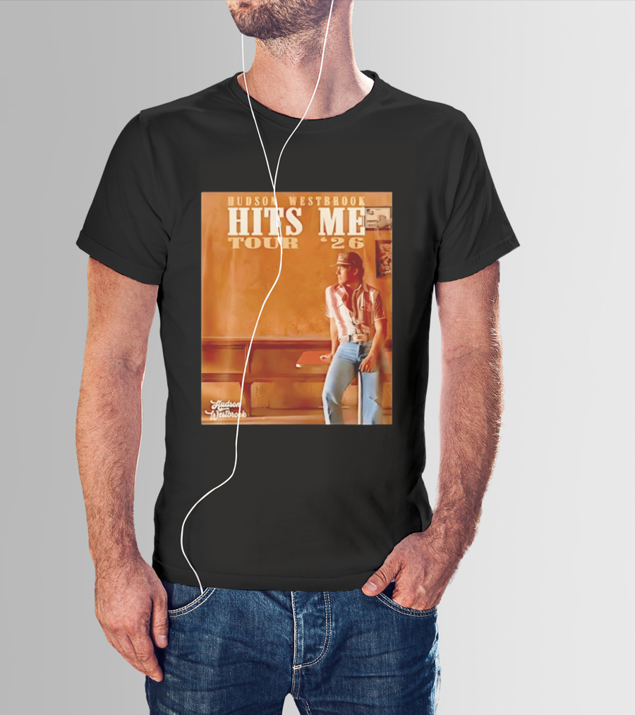 Hudson Westbrook Hits Me Tour '26 Retro Americana T-Shirt