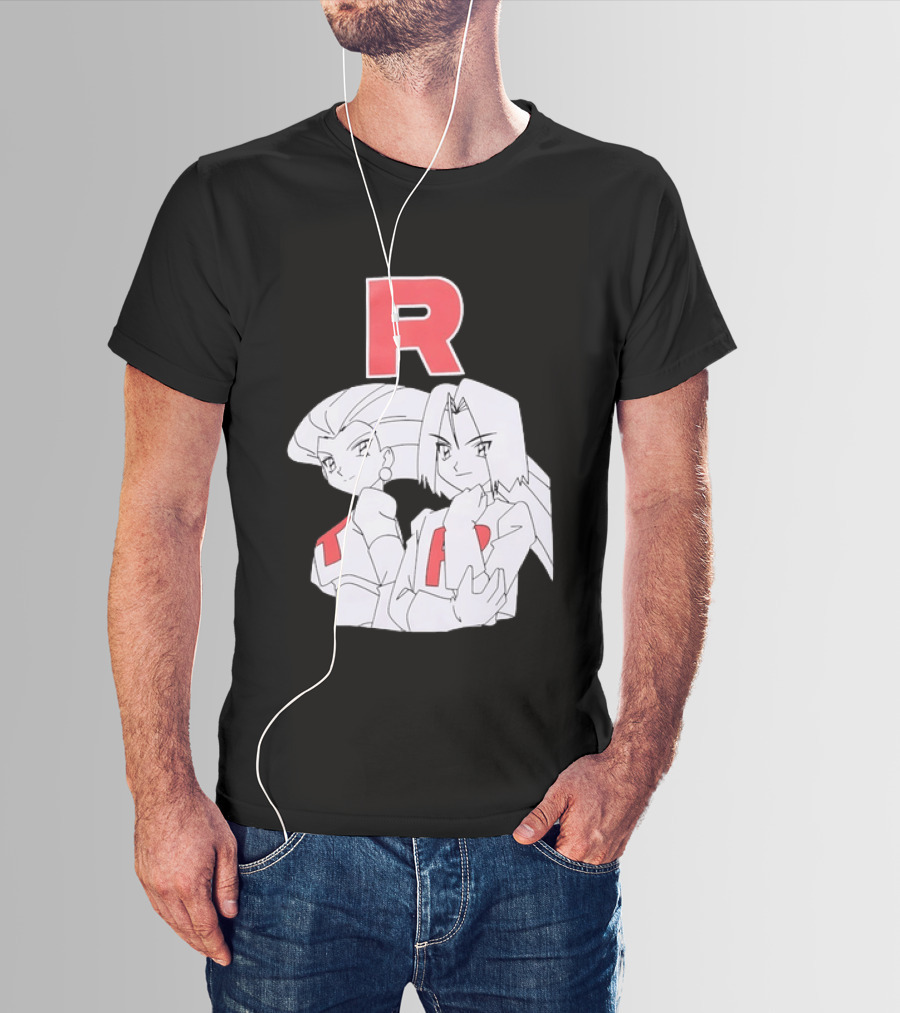 Jessie James Team Rocket R POKEMON Characters T-Shirt